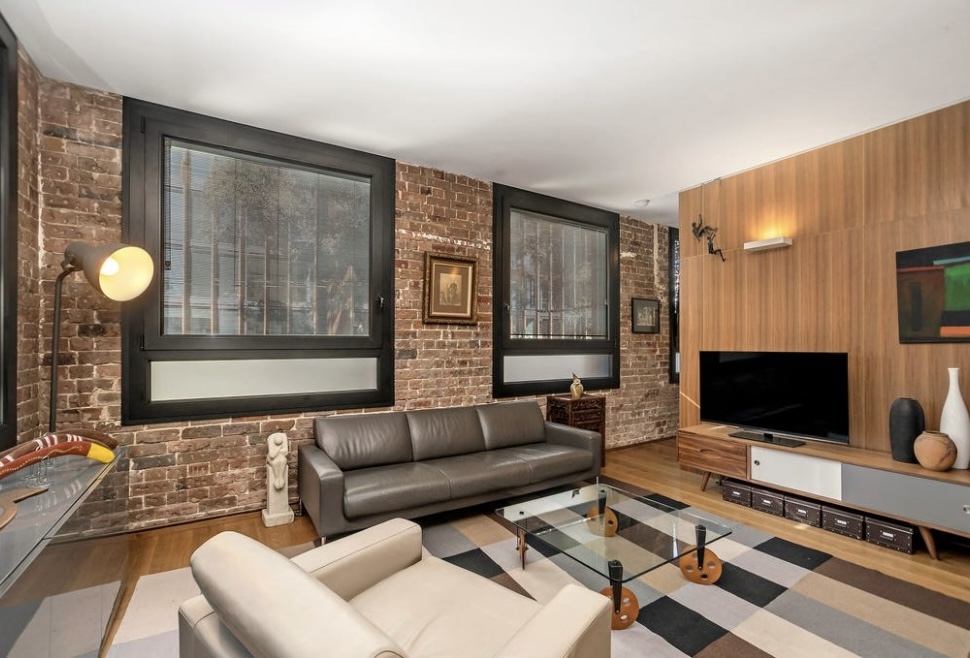 Linden House — Living Room — before